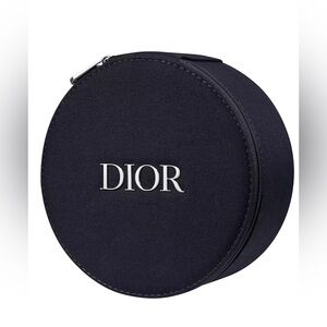 DIOR Beauty Vanity Case Round Makeup Bag With Mirror